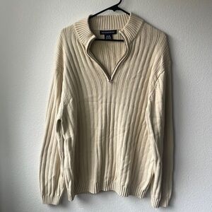 Hathaway sweater Men's XL Tan color ribbed